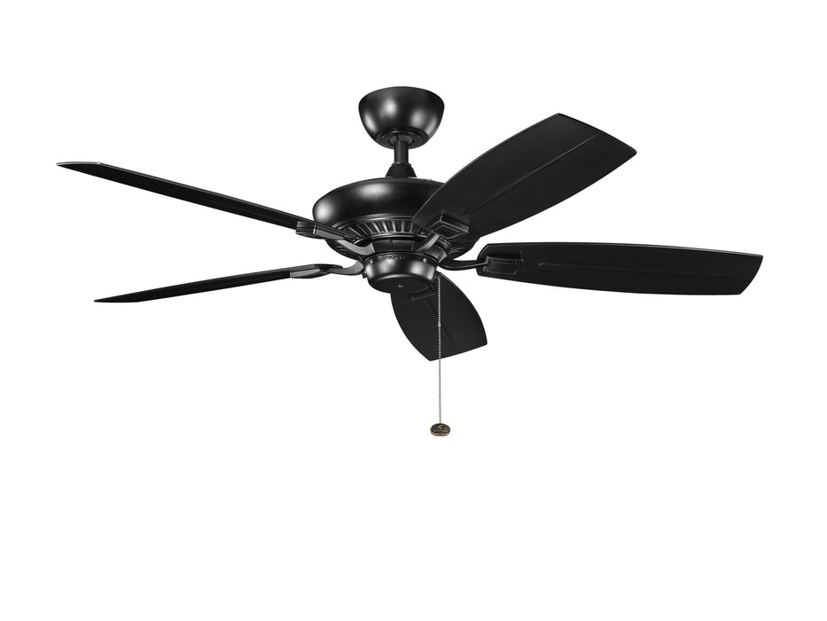 Canfield Patio 52 Inch Canfield Patio Fan in Satin Black