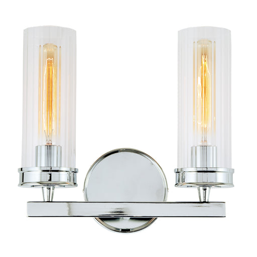 Eloise 2-Light Wall Sconce in Polished Chrome