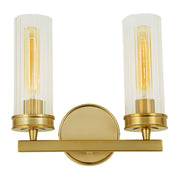 Eloise 2-Light Wall Sconce in Satin Brass