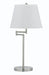 Andros One Light Table Lamp In Brushed Steel