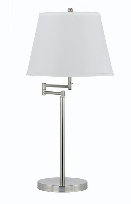 Andros One Light Table Lamp In Brushed Steel