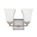 2 Light Vanity in Brushed Nickel