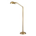 Girard 1 Light Floor Lamp in Vintage Brass