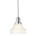 Vintage Collection 1 Light Pendant in Satin Nickel - Lamps Expo