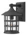 Freeport Medium Wall Mount Lantern in Black