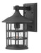 Freeport Medium Wall Mount Lantern in Black