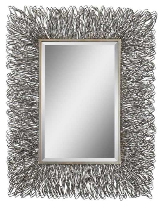 Uttermost's Corbis Decorative Metal Mirror Designed by Grace Feyock