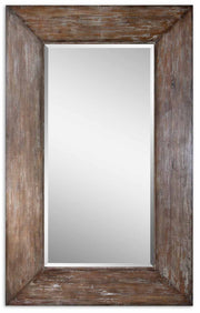 Uttermost's Langford Large Wood Mirror Designed by Carolyn Kinder