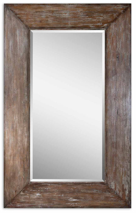 Uttermost's Langford Large Wood Mirror Designed by Carolyn Kinder