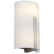 Prong Wall Fixture in Brushed Steel Finish