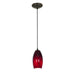 Merlot 1-Light Pendant in Oil Rubbed Bronze Finish