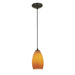Champagne 1-Light Cable Hung Pendant - Lamps Expo
