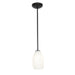 Champagne 1-Light Pendant in Oil Rubbed Bronze Finish