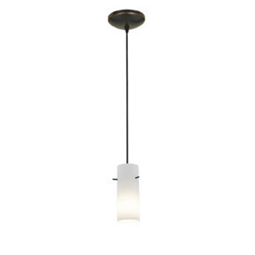 Cylinder 1-Light Pendant in Oil Rubbed Bronze Finish
