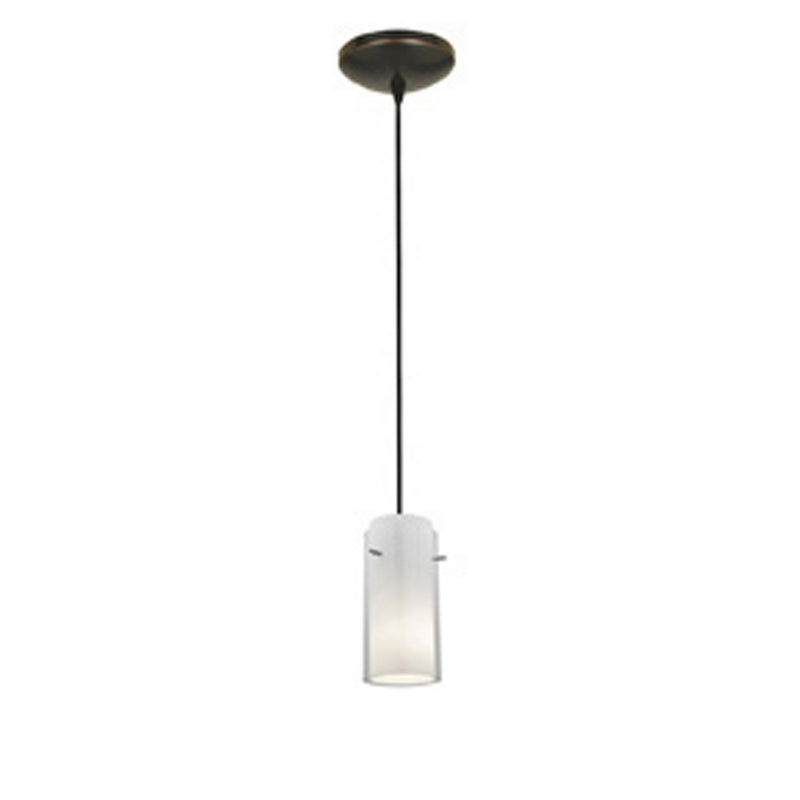 Glass'n Glass Cylinder 1-Light Pendant - Lamps Expo