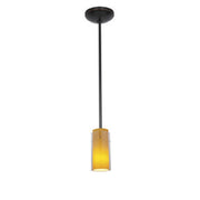 Glass'n Glass Cylinder 1-Light Pendant - Lamps Expo