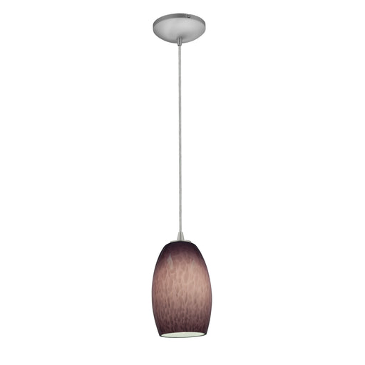Chianti 1-Light Pendant in Brushed Steel Finish
