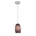 Chianti 1-Light Pendant in Brushed Steel Finish