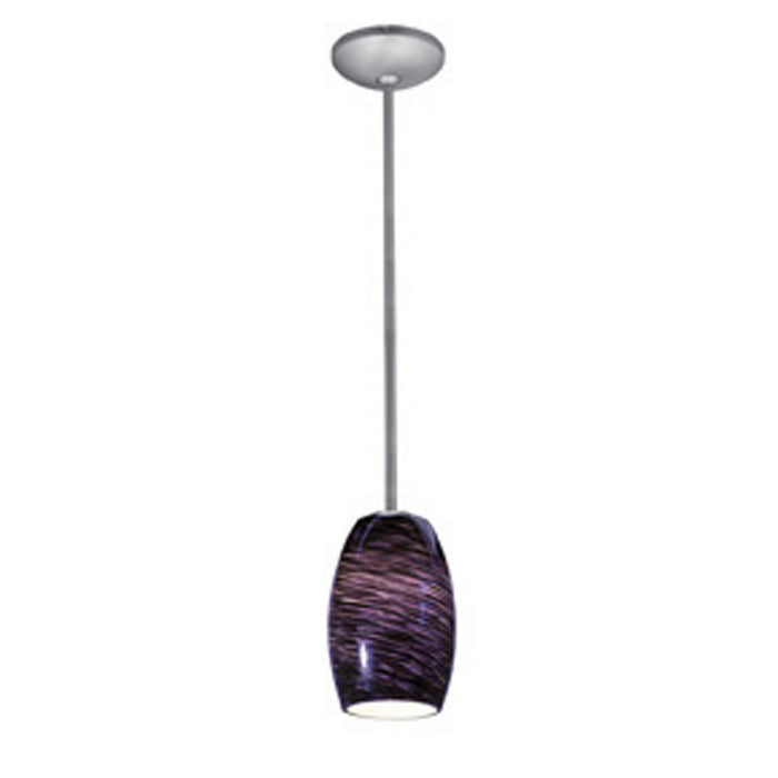 Chianti 1-Light Pendant in Brushed Steel Finish