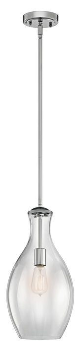 Everly Pendant 1-Light in Chrome