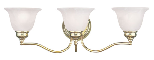 Essex 3 Light Bath Vanity in Polished Brass