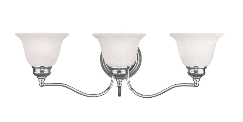 Essex 3 Light Bath Vanity in Polished Chrome