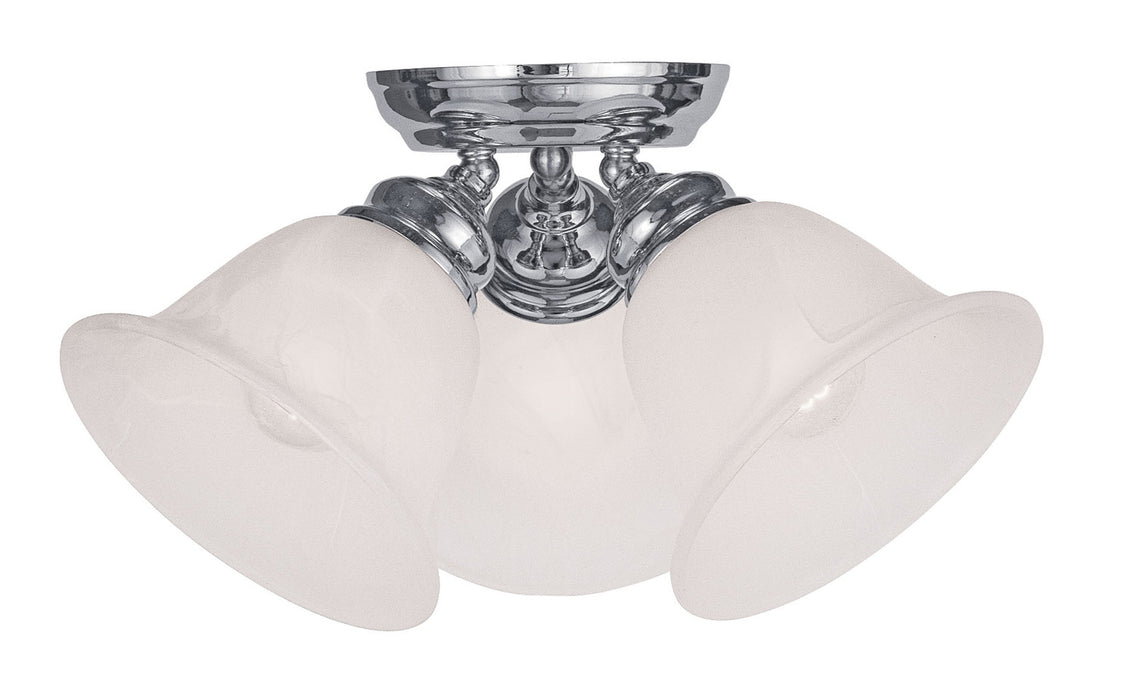Essex 3 Light Ceiling Mount in Polished Chrome