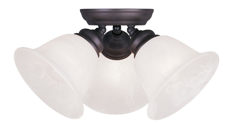 Essex 3 Light Ceiling Mount in Bronze