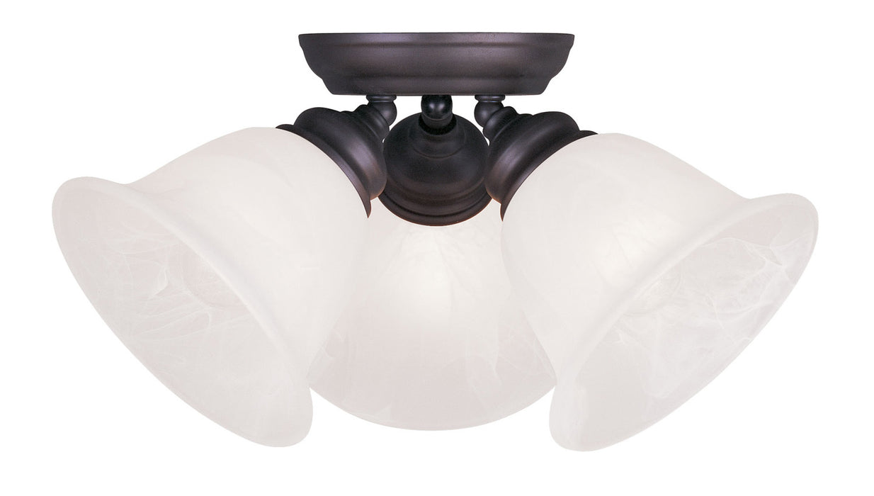 Essex 3 Light Ceiling Mount in Bronze