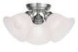 Essex 3 Light Ceiling Mount in Brushed Nickel