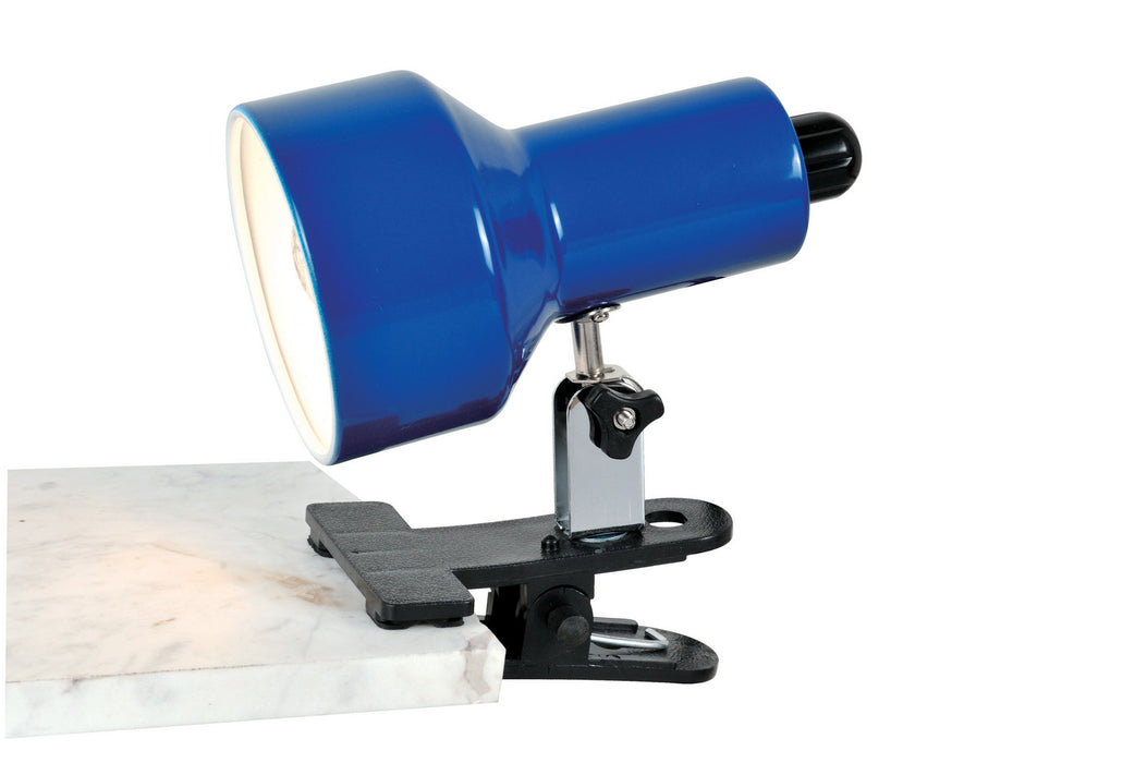 Clip-On Desk Lamp in Blue Type A 60W