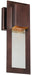Westgate 1-Light Outdoor Wall Mount in Alder Bronze & Seedy Glass