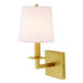 Lyle Empire 1-Light Sconce in Satin Brass