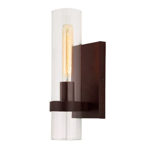 Arlo 1-Light Tall Cylinder Tube Sconce in Oil Rubbed Bronze