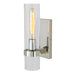 Arlo 1-Light Tall Cylinder Tube Sconce in Polished Nickel