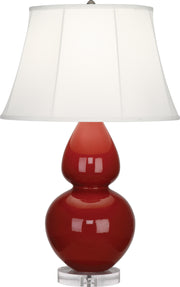 Robert Abbey (A627) Double Gourd Table Lamp with Lucite Base