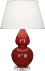 Robert Abbey (A627X) Double Gourd Table Lamp with Lucite Base