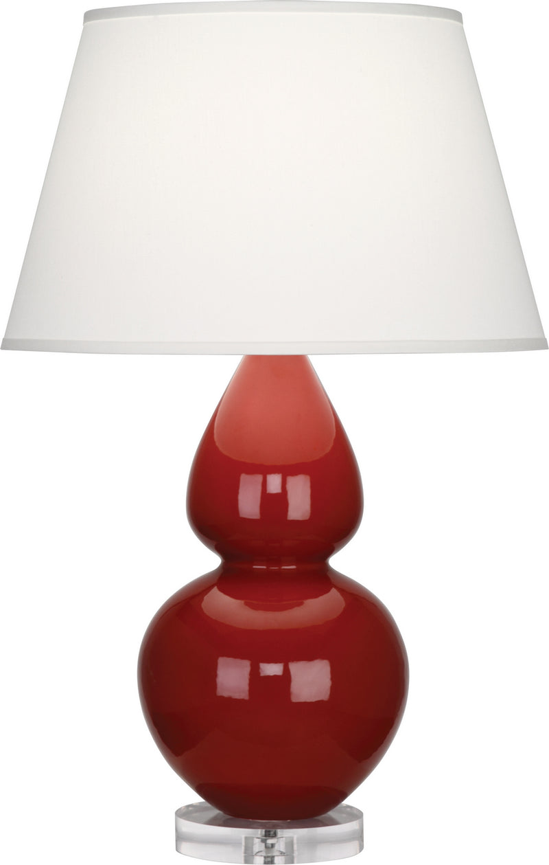 Robert Abbey (A627X) Double Gourd Table Lamp with Lucite Base