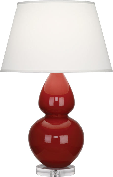 Robert Abbey (A627X) Double Gourd Table Lamp with Lucite Base