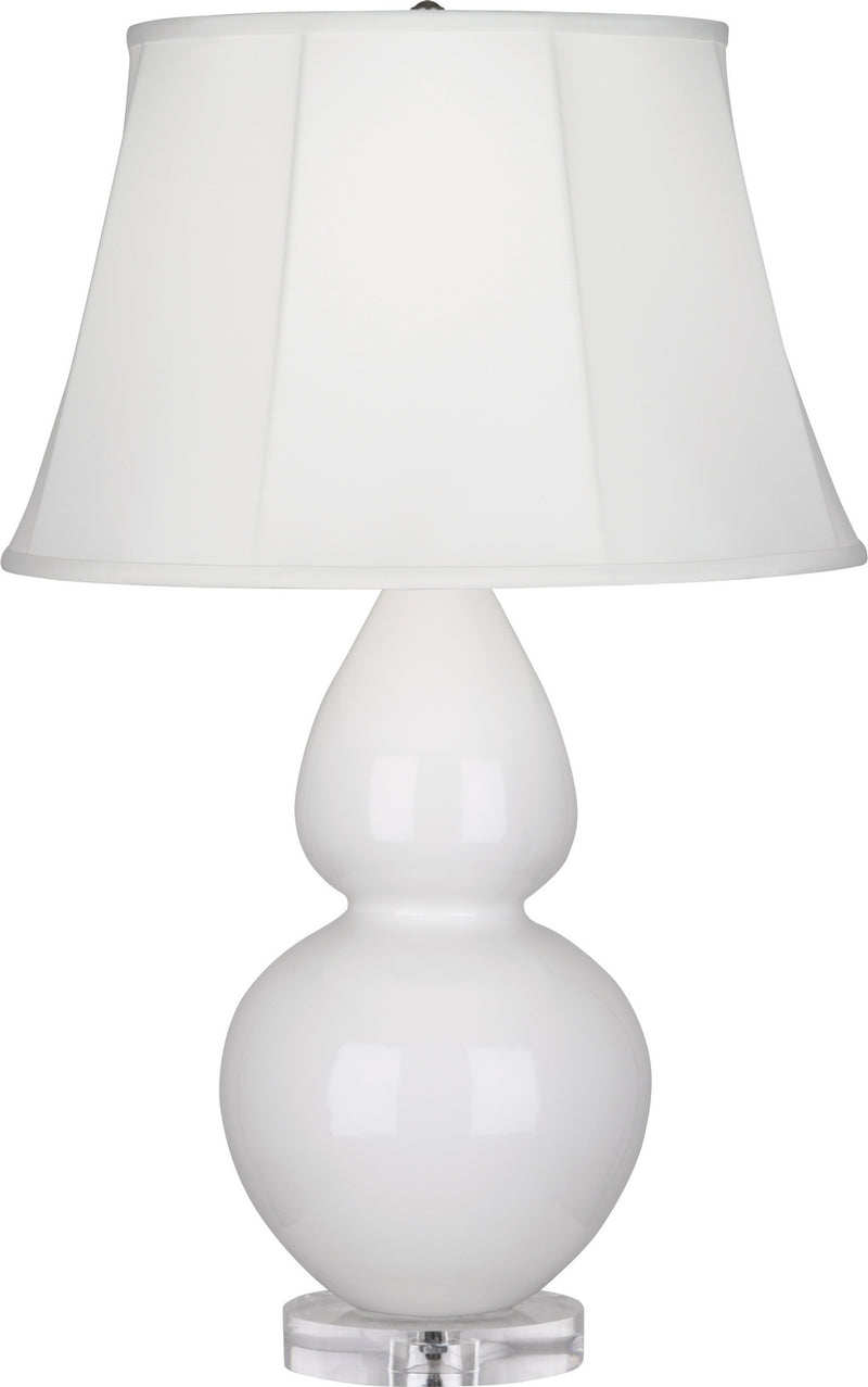 Robert Abbey (A670) Double Gourd Table Lamp with Lucite Base