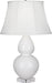 Robert Abbey (A670) Double Gourd Table Lamp with Lucite Base
