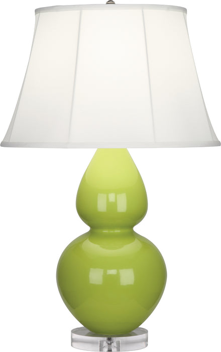 Robert Abbey (A673) Double Gourd Table Lamp with Lucite Base