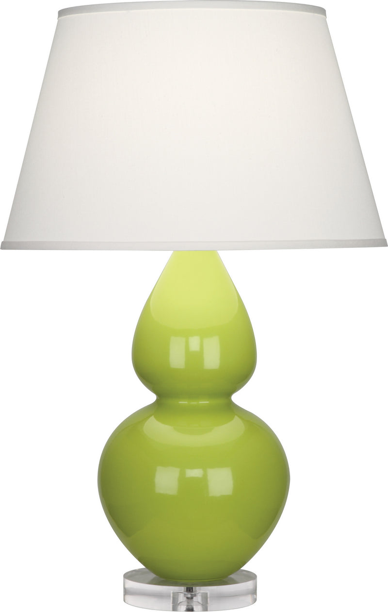 Robert Abbey (A673X) Double Gourd Table Lamp with Lucite Base