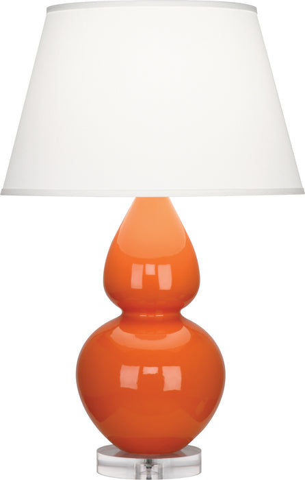 Robert Abbey (A675X) Double Gourd Table Lamp with Lucite Base