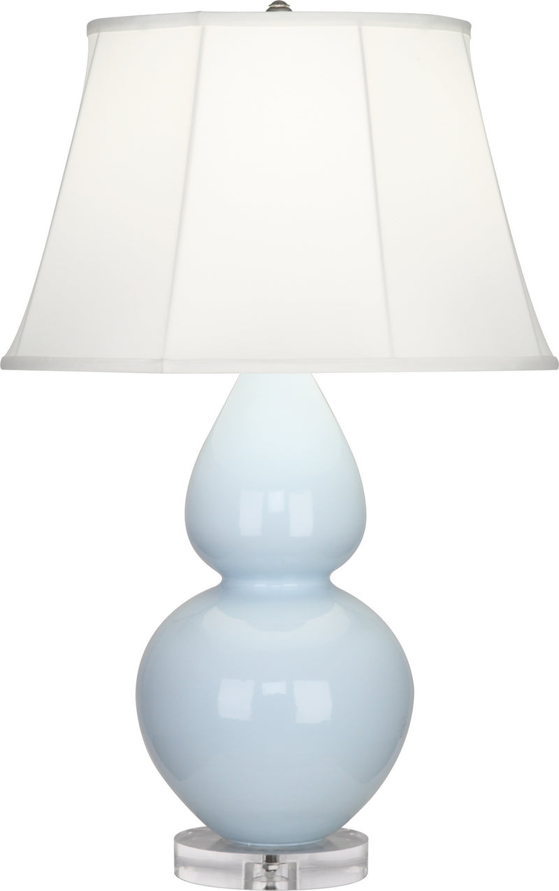 Robert Abbey (A676) Double Gourd Table Lamp with Lucite Base