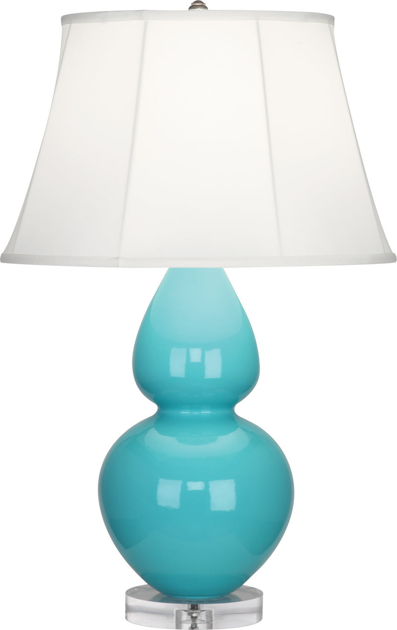 Robert Abbey (A741) Double Gourd Table Lamp with Lucite Base