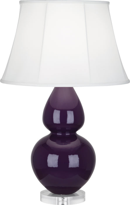 Robert Abbey (A747) Double Gourd Table Lamp with Lucite Base