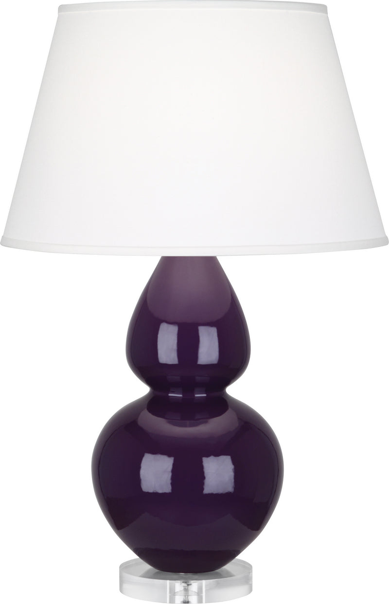 Robert Abbey (A747X) Double Gourd Table Lamp with Lucite Base