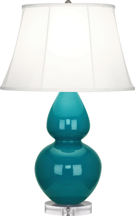 Robert Abbey (A753) Double Gourd Table Lamp with Lucite Base