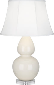 Robert Abbey (A756) Double Gourd Table Lamp with Lucite Base